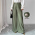 Women's Pleated Drape Wide Leg Pants