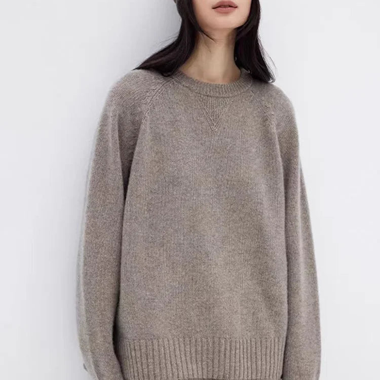 Women's Round Neck Cashmere Knit