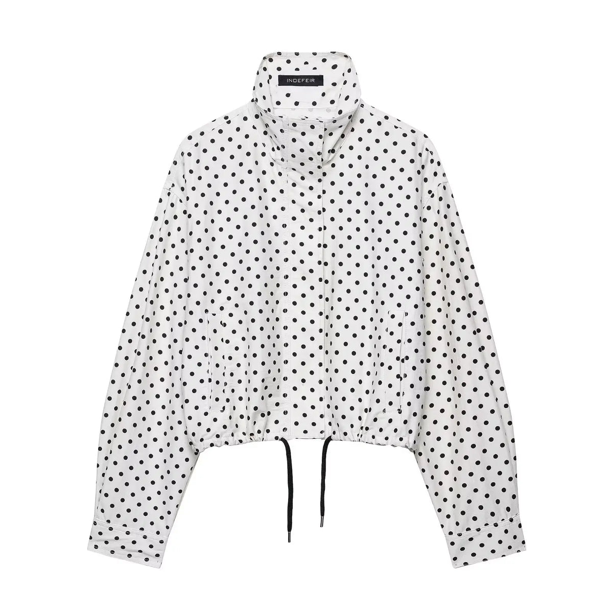 Women's Short Polka Dot Coat