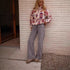 Women's Printed Fleece Two Piece