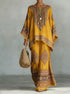 Women's Printed Wide Leg Two Piece