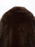 Women's Turn Down Collar Fur Jacket