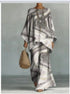 Women's Printed Wide Leg Two Piece