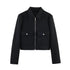 Women's Straight Cut Zip Winter Coat