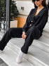 Women's V Neck Knit Two Piece