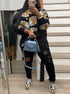 Women's Extra Short Jacquard Jacket