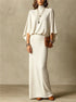 Women's Batwing Knit Skirt Set