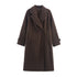 Women's Notch Neck Wool Coat