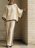 Women's Batwing Linen Two Piece