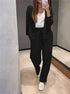Women's V Neck Knit Two Piece