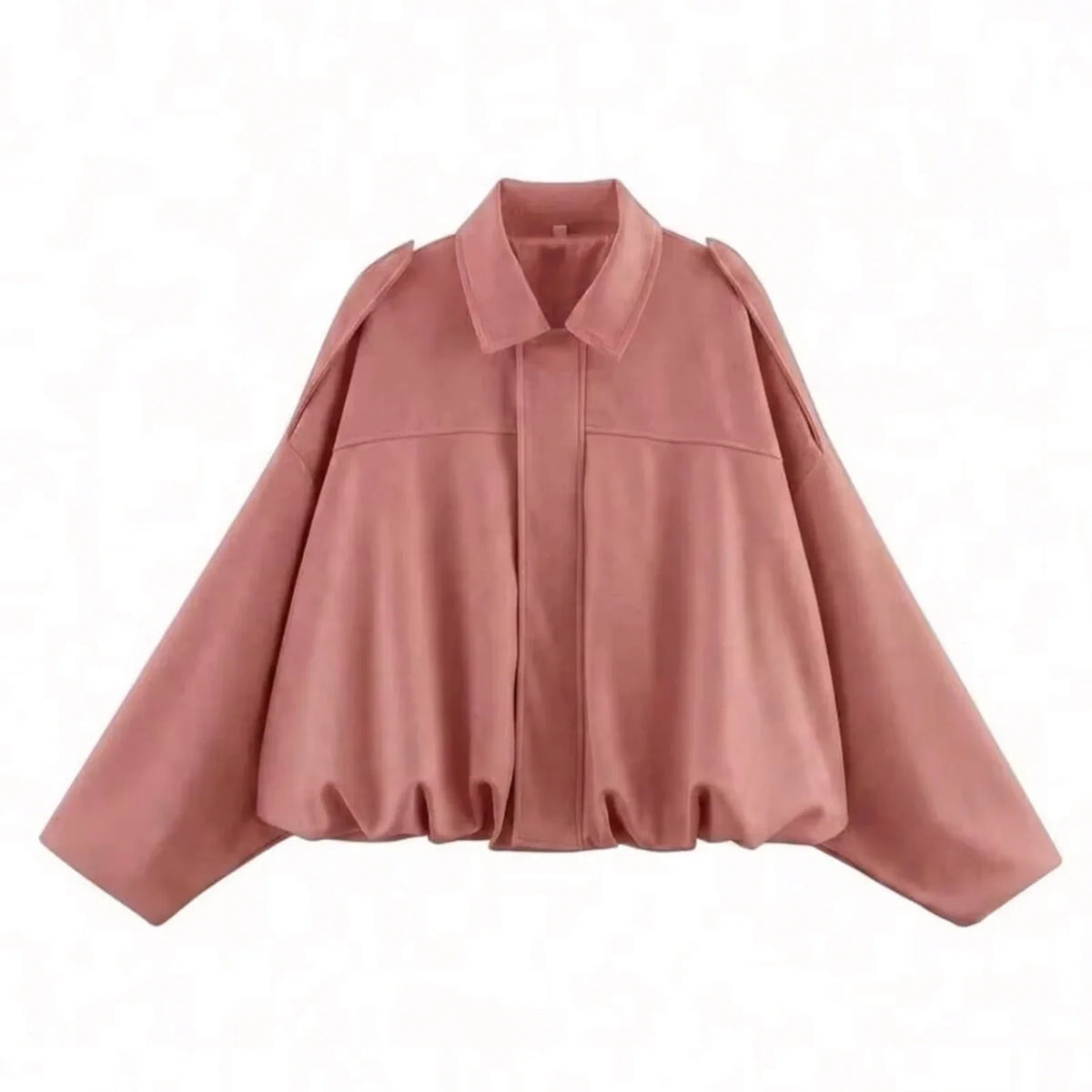 Women's Batwing Suede Coat