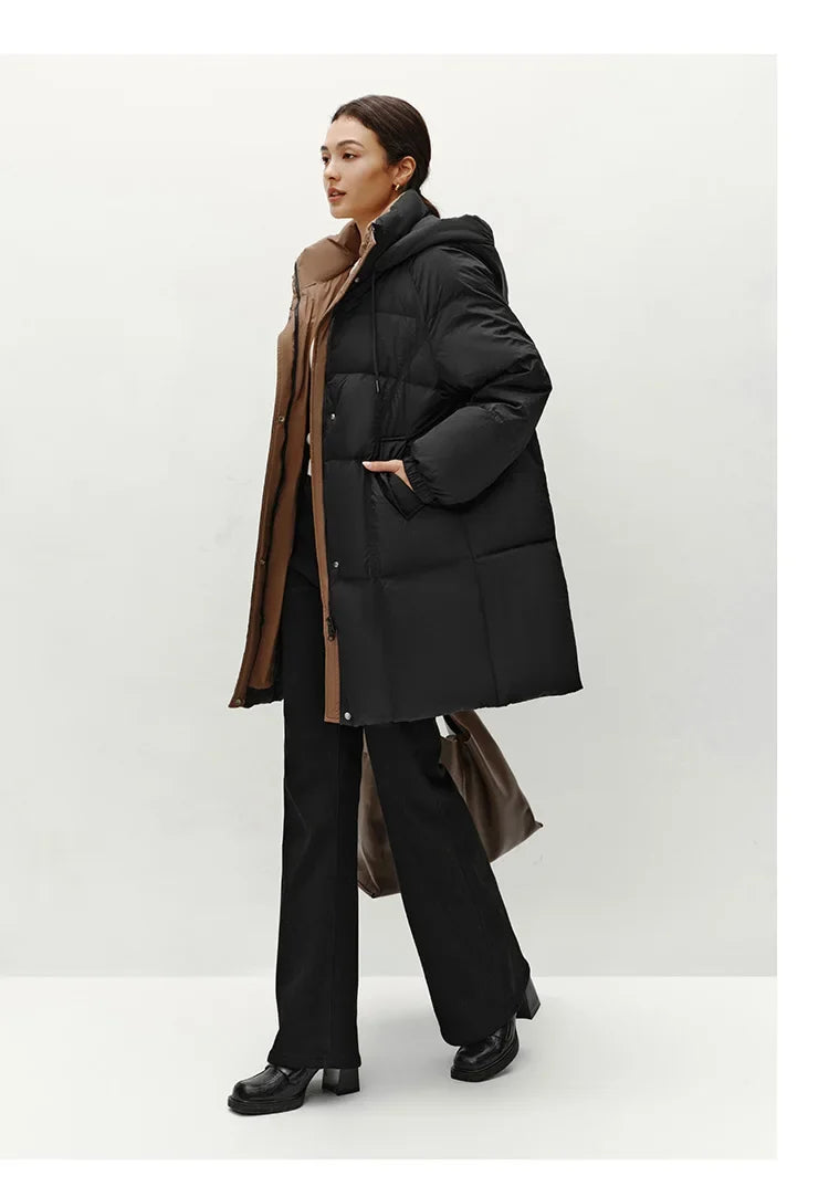 Women's Loose Long Down Coat