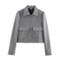 Women's Straight Cut Zip Winter Coat