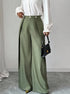 Women's Pleated Drape Wide Leg Pants