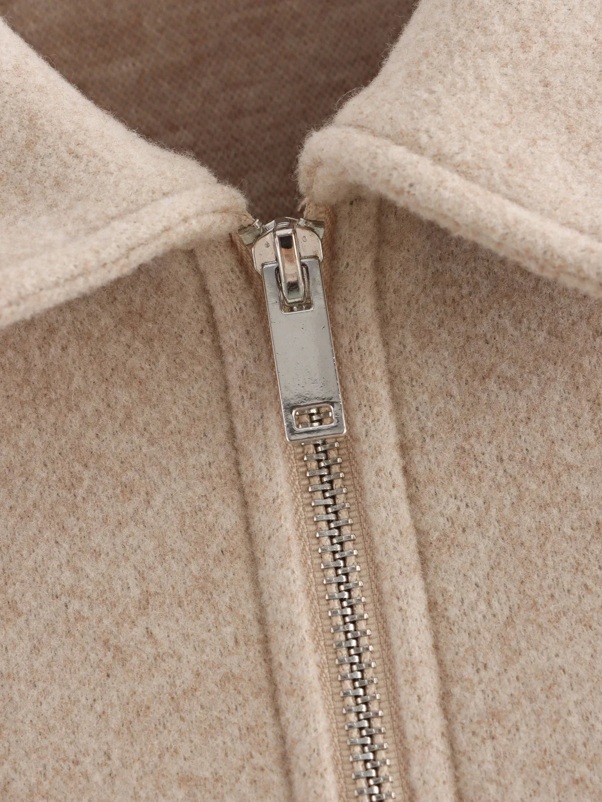 Women's Straight Cut Zip Winter Coat