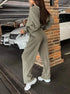Women's V Neck Knit Two Piece