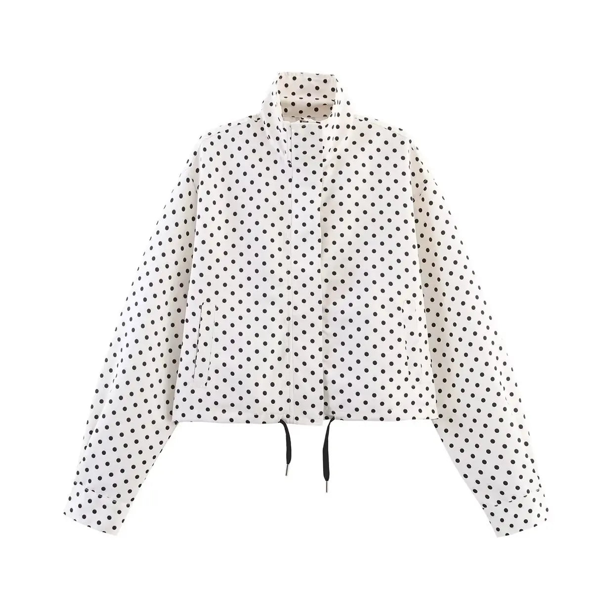 Women's Short Polka Dot Coat