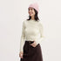 Women's Semi High Neck Wool Knit