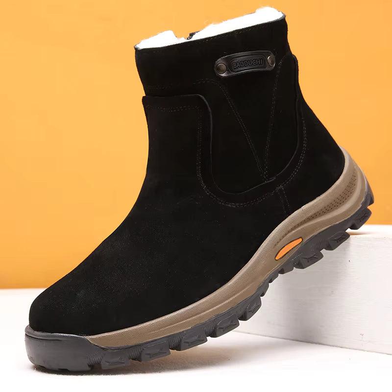 Men's Snow Boots – Shearling Lined Grip Sole