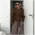 Women's Wide Shoulder Cropped Trench