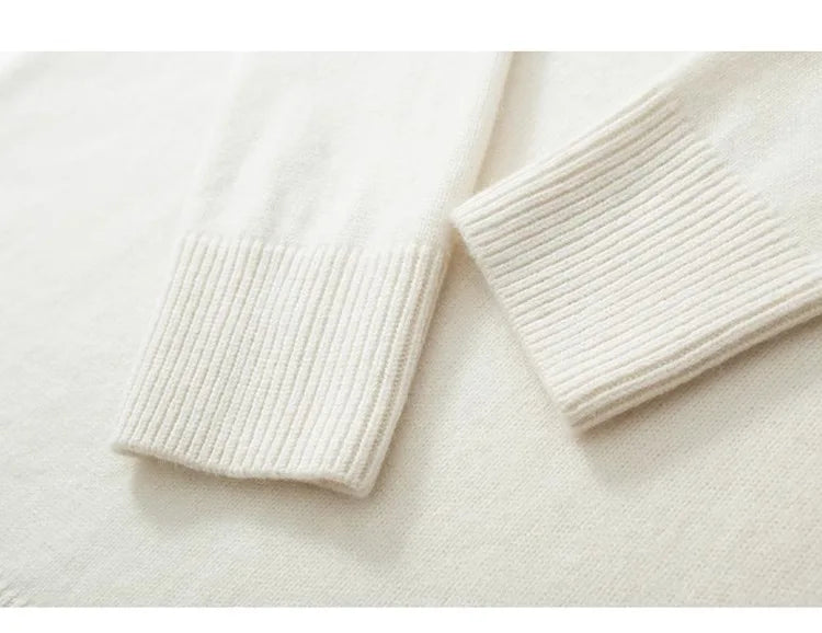 Women's High Neck Cashmere Blend Knit