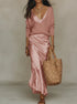 Women's Slip Skirt and Knit Two Piece