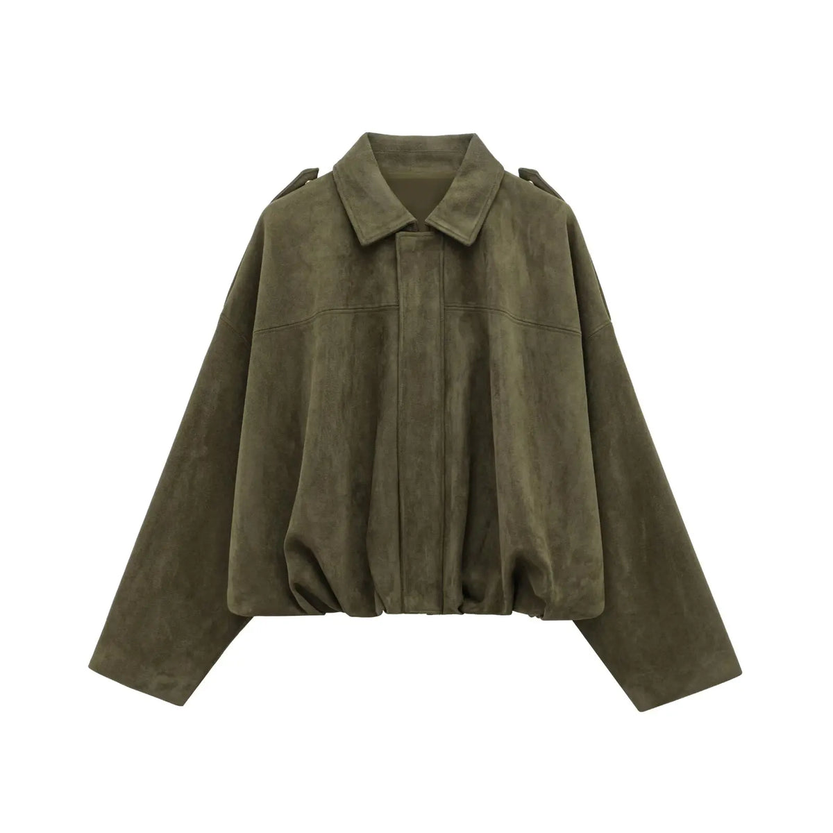 Women's Batwing Suede Coat