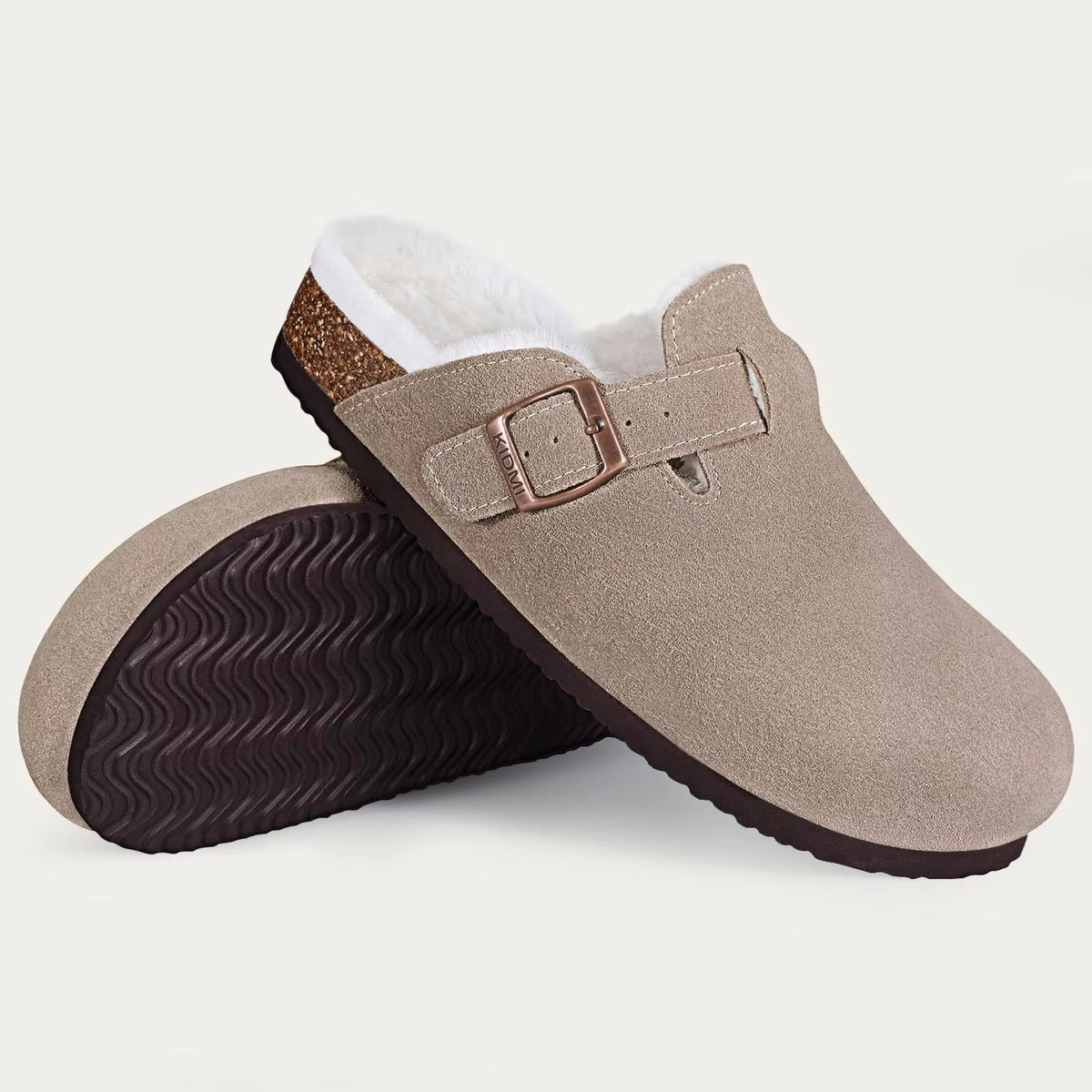 Men's Winter Clogs – Fleece Lined Suede