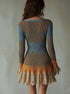 Women's Flare Sleeve Knit Dress