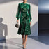 Women's Lantern Sleeve Velvet Dress