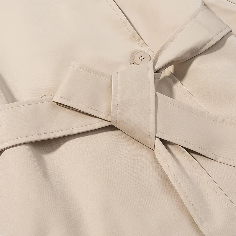 Women's Short Jacket with Lace Up Detail