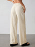 Women's Wide Leg Striped Trousers