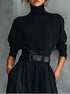 Women's High Waist Skirt Two Piece