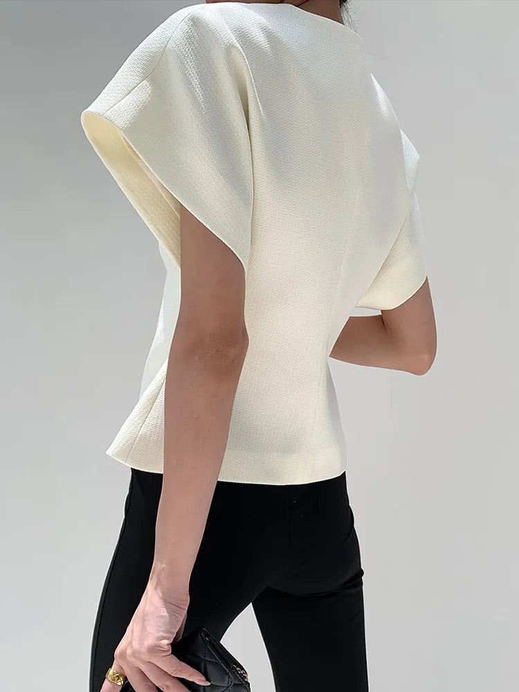 Women's Structured Blazer Top