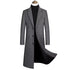 Men's Full Length Wool Dress Coat