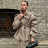 Women's Short Jacket with Lace Up Detail