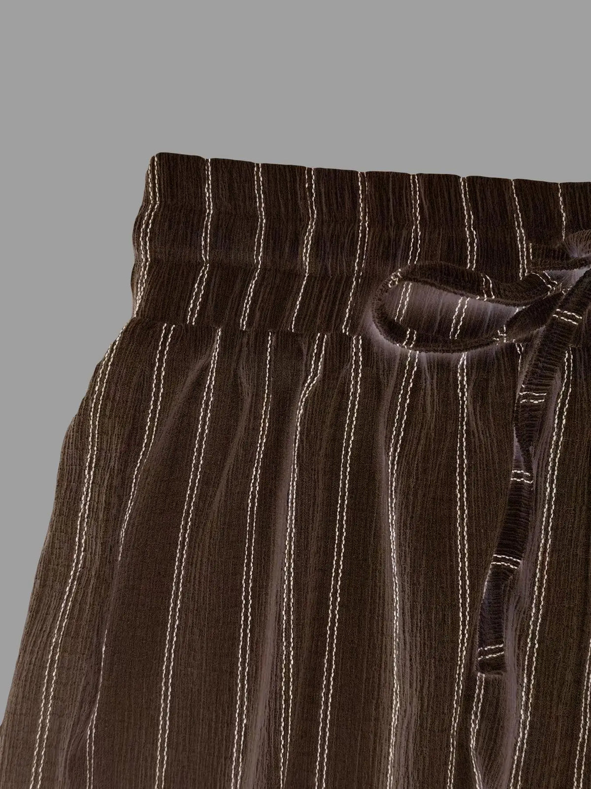 Women's Wide Leg Striped Trousers