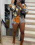 Women's Extra Short Jacquard Jacket