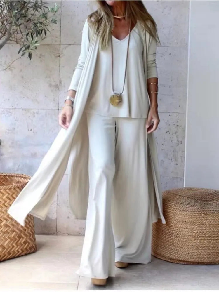 Women's Halter and Pants Three Piece