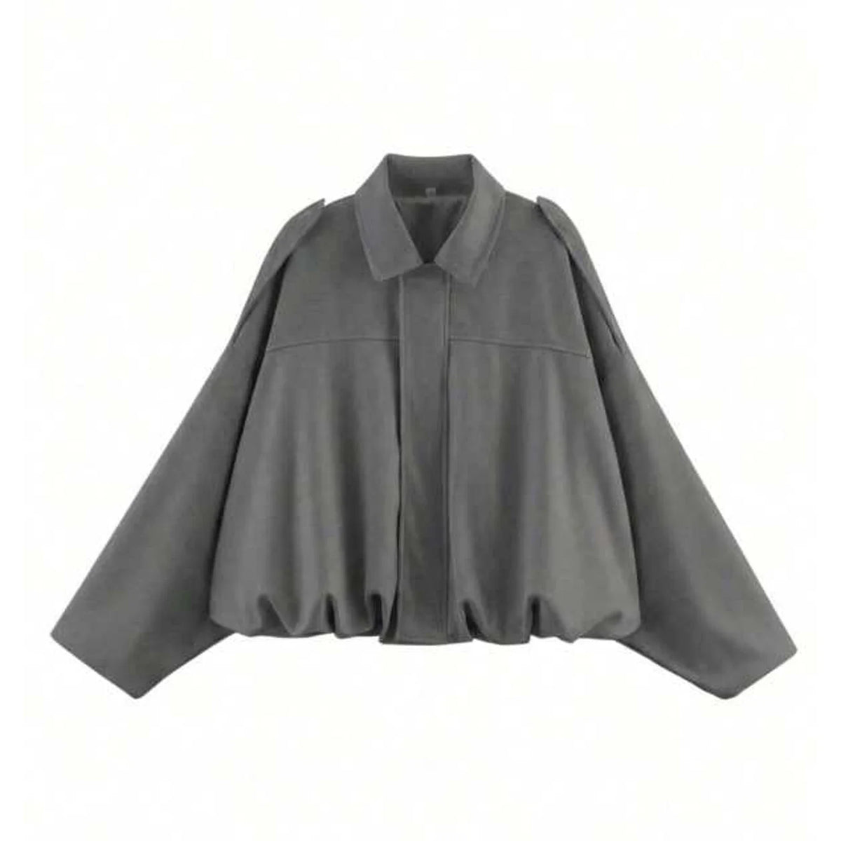 Women's Batwing Suede Coat