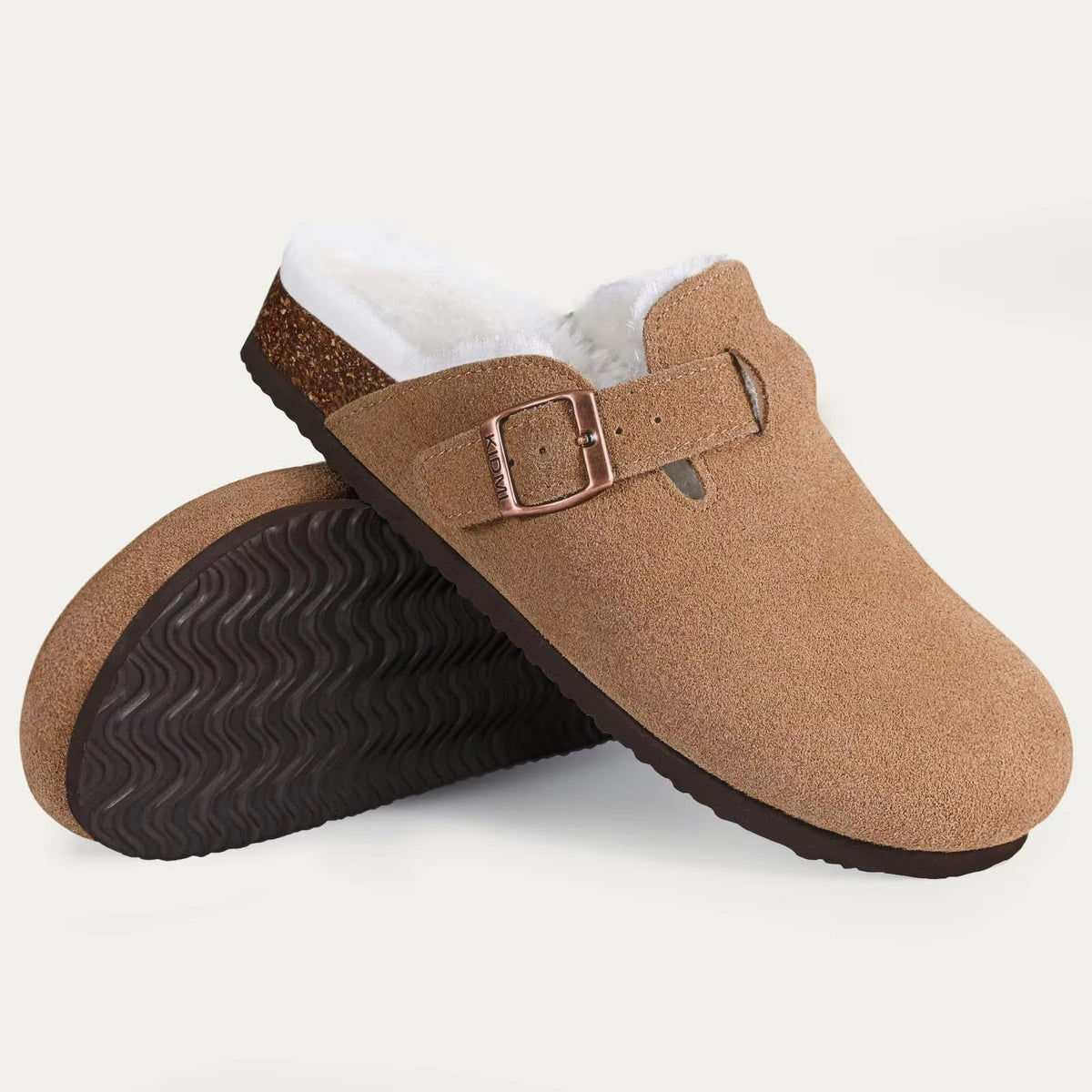 Men's Winter Clogs – Fleece Lined Suede