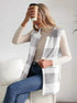 Women's Open Front Check Vest