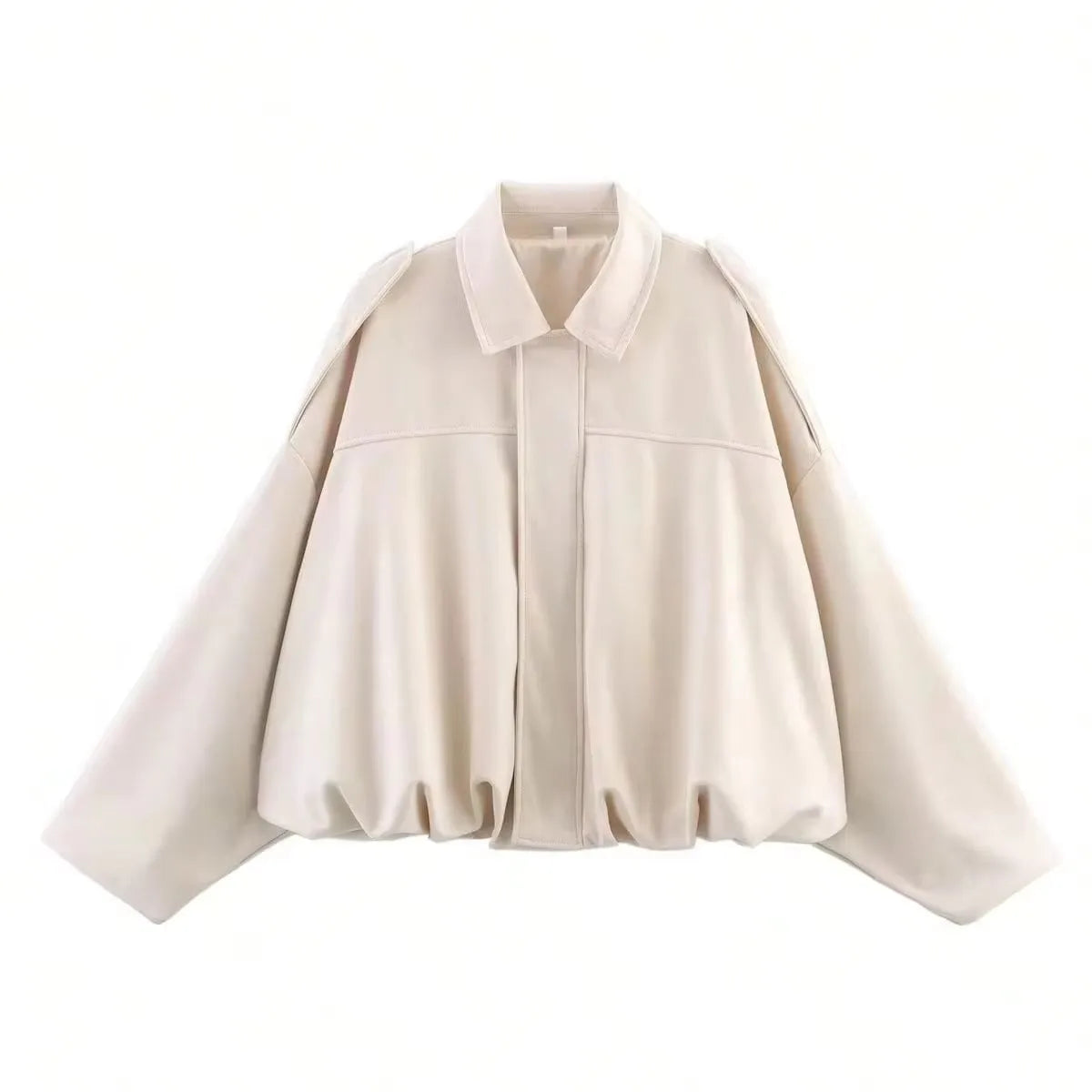 Women's Batwing Suede Coat