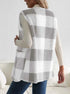 Women's Open Front Check Vest