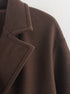 Women's Notch Neck Wool Coat