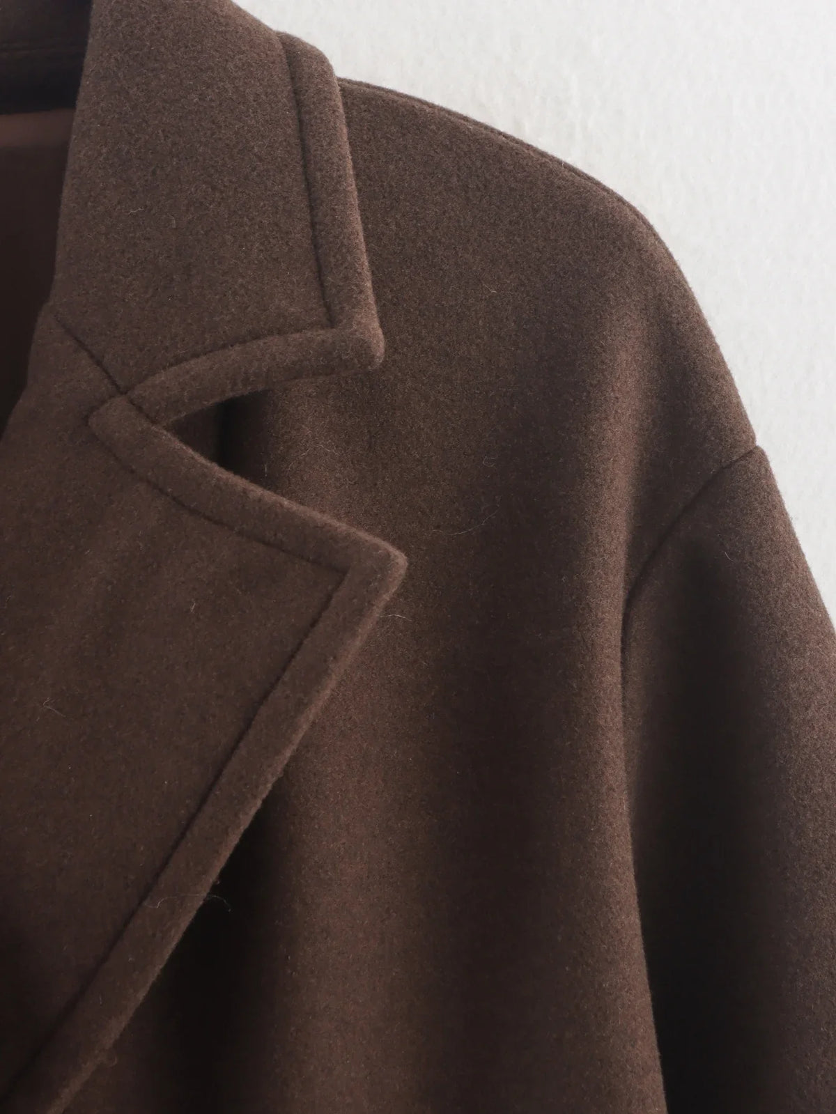 Women's Notch Neck Wool Coat