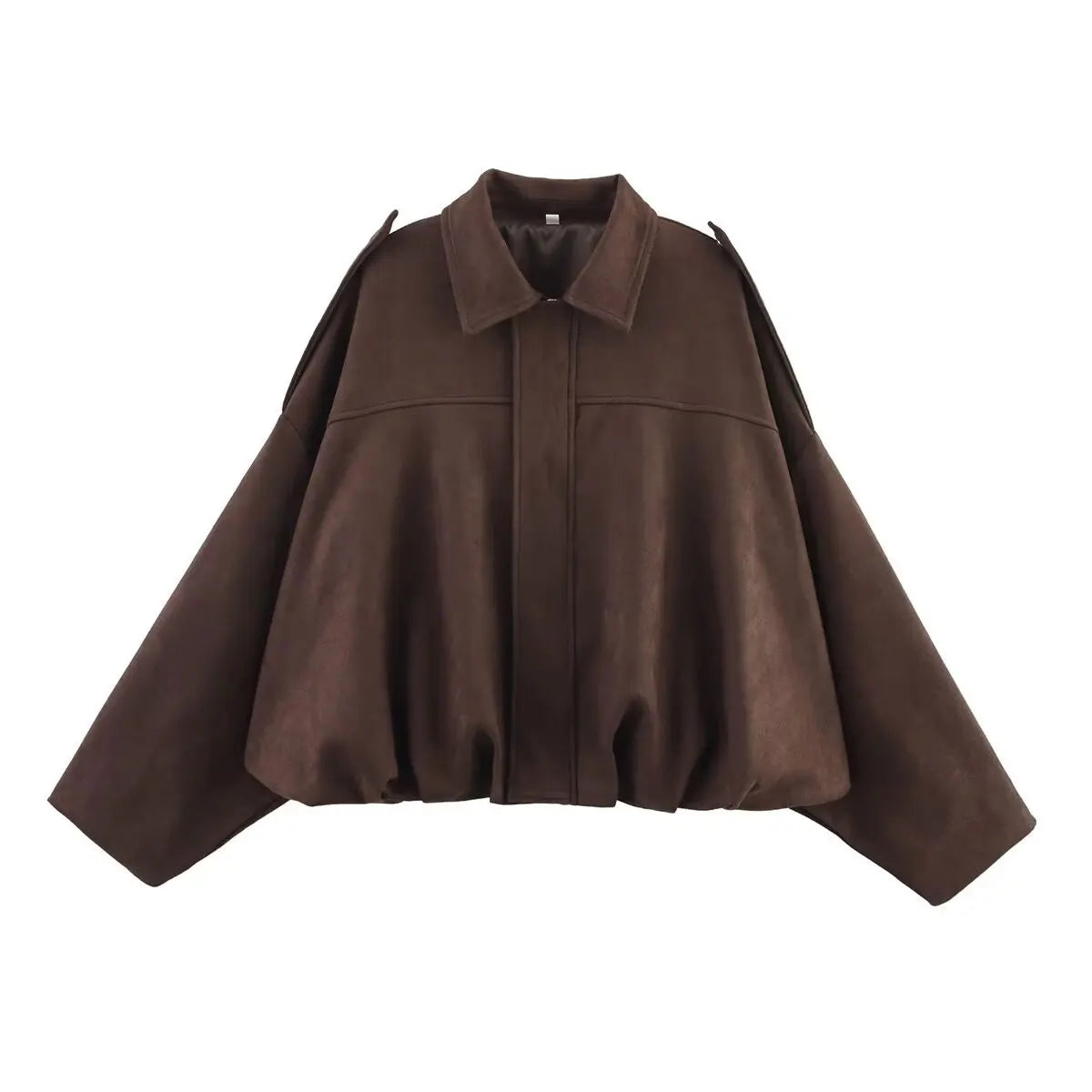 Women's Batwing Suede Coat