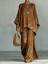 Women's Printed Wide Leg Two Piece