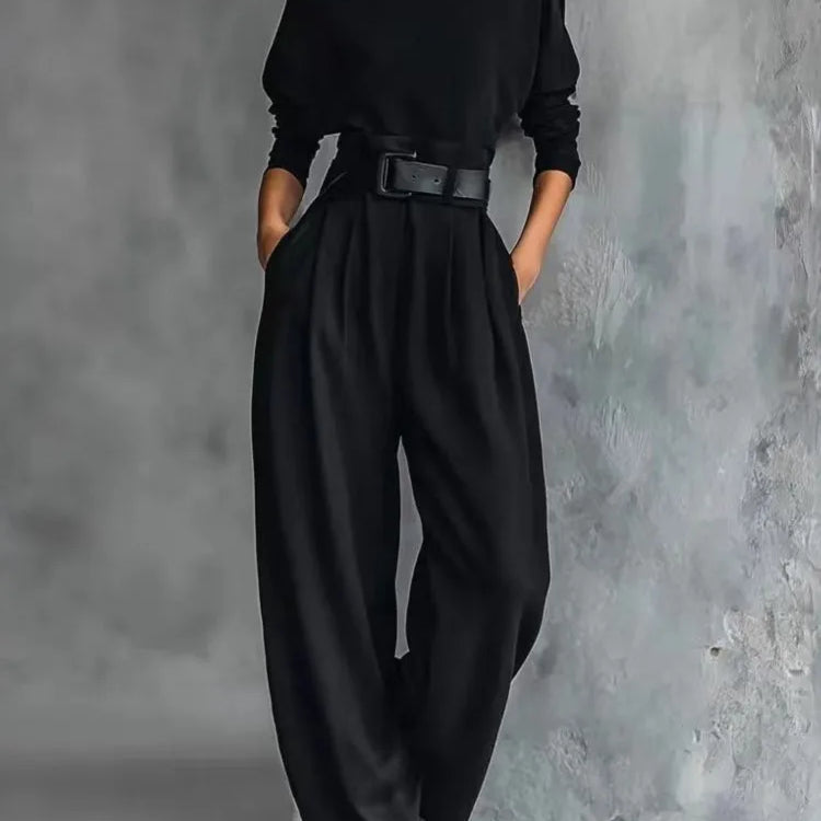 Women's High Waist Skirt Two Piece