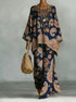 Women's Printed Wide Leg Two Piece